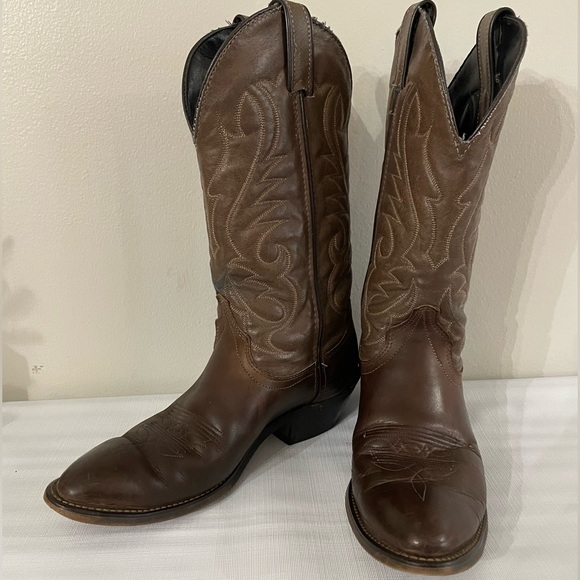 Vintage Laredo Made in The USA Men’s Leather Western Boots Size:7.5D - Picture 4 of 7